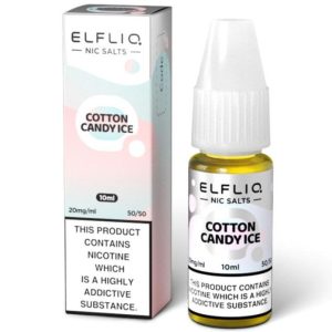 Elf Bar ElfLiq Nic Salts - Cotton Candy Ice